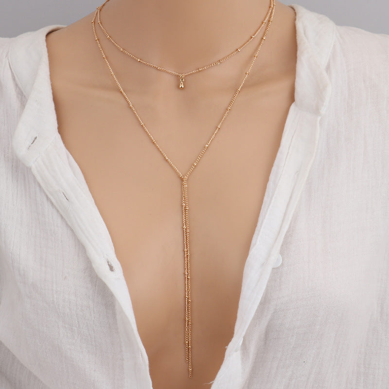 Simple Retro Clavicle Necklace – Minimalist Vintage Jewelry