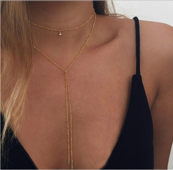 Simple Retro Clavicle Necklace – Minimalist Vintage Jewelry
