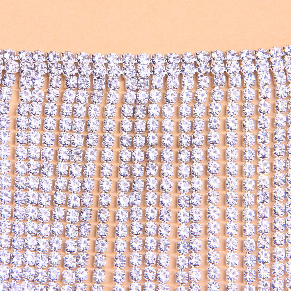 Double Row Symmetrical Necklace – Alloy Jewelry for Women