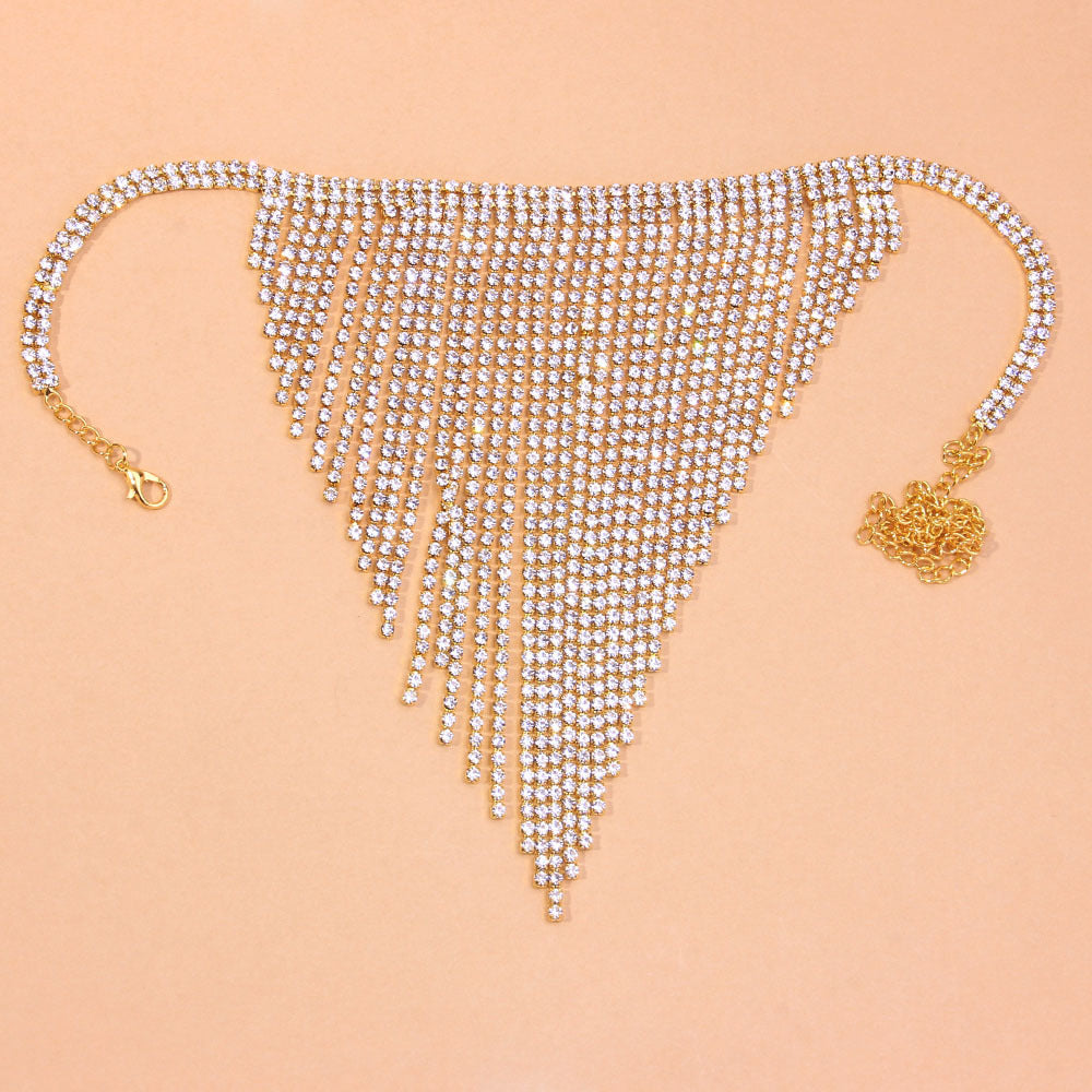 Double Row Symmetrical Necklace – Alloy Jewelry for Women