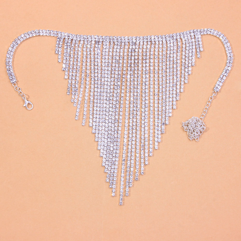 Double Row Symmetrical Necklace – Alloy Jewelry for Women