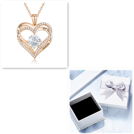 925 Sterling Silver Twelve Birthstone Pendant Necklace