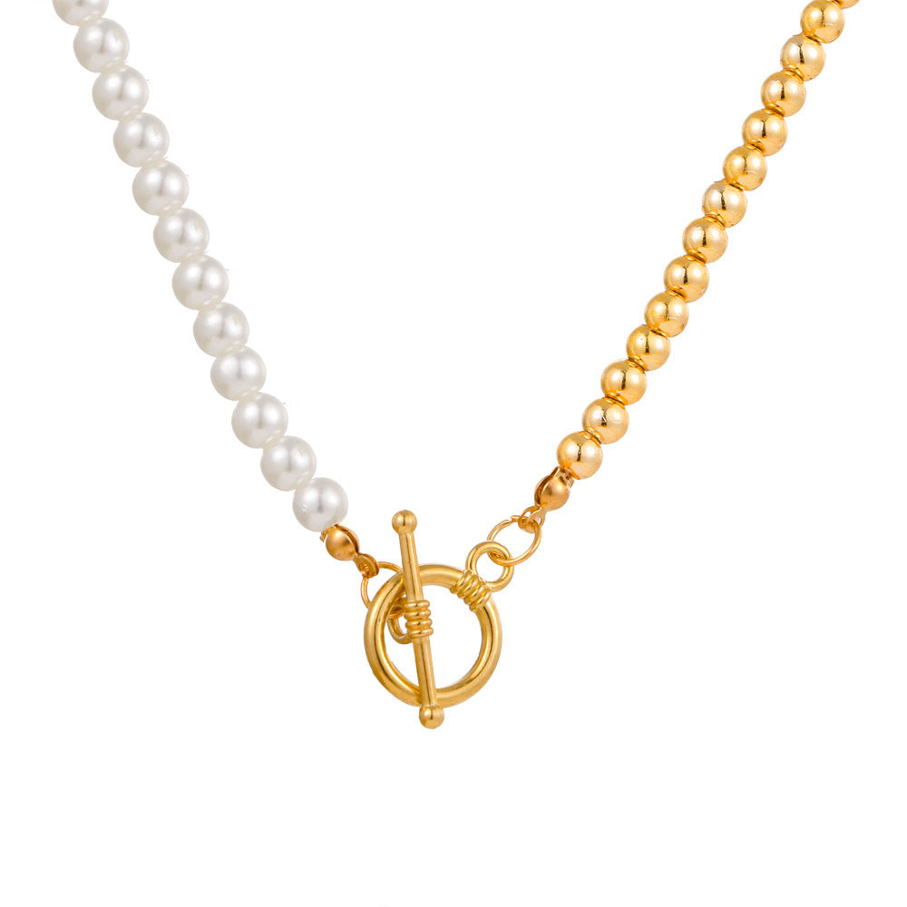 Double OT Chain Pendant Necklace – Elegant Jewelry